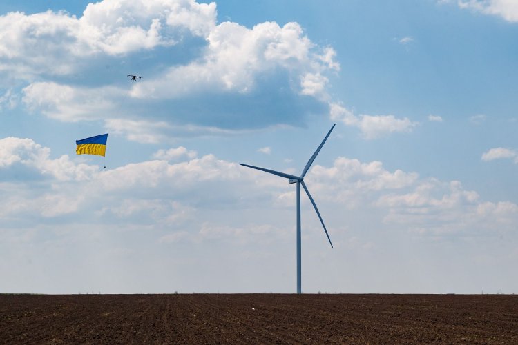The first stage of the Tyligul wind power plant was launched in the Mykolayiv region