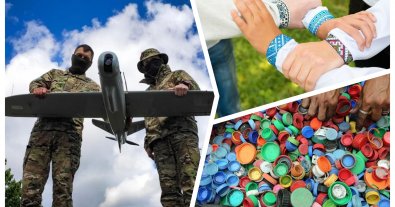 Photo – Exchange the cover for a drone for the Armed Forces: a large-scale eco-action