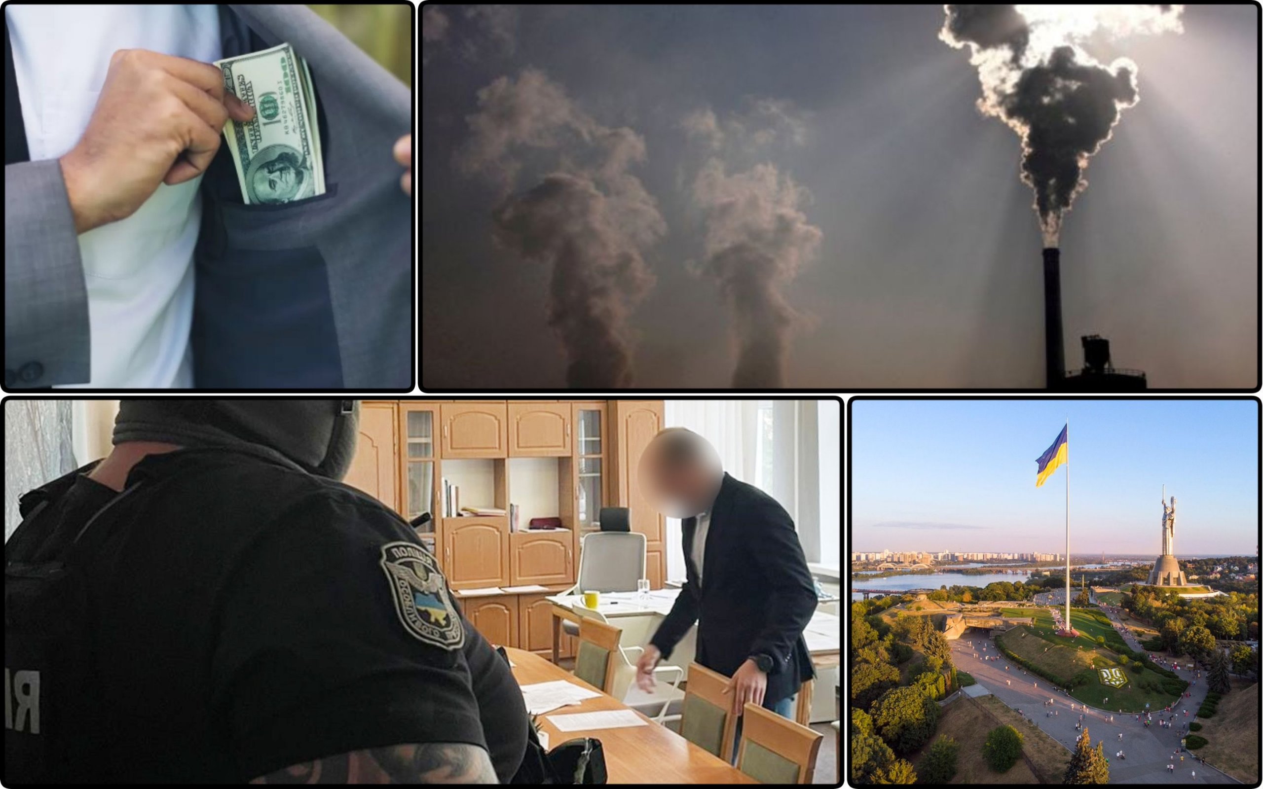Photo – An official from the Kyiv City State Administration was caught taking bribes for issuing emission permits