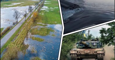 Фото – Оккупанты ежедневно подрывают дамбы в зонах контрнаступления – Минобороны