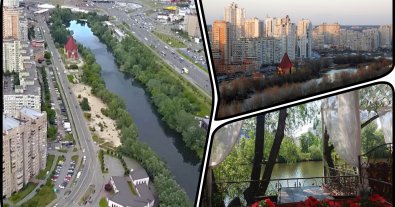 Фото – У Києві власники кафе незаконно забудували берег озера