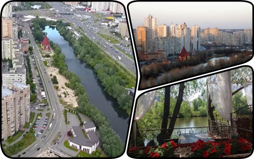 Cafe owners illegally built up the shore of the lake in Kyiv