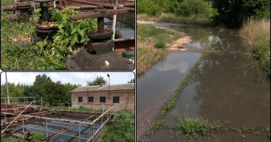 Фото – На Чернігівщині нечистоти з очисних споруд тиждень заливають громаду
