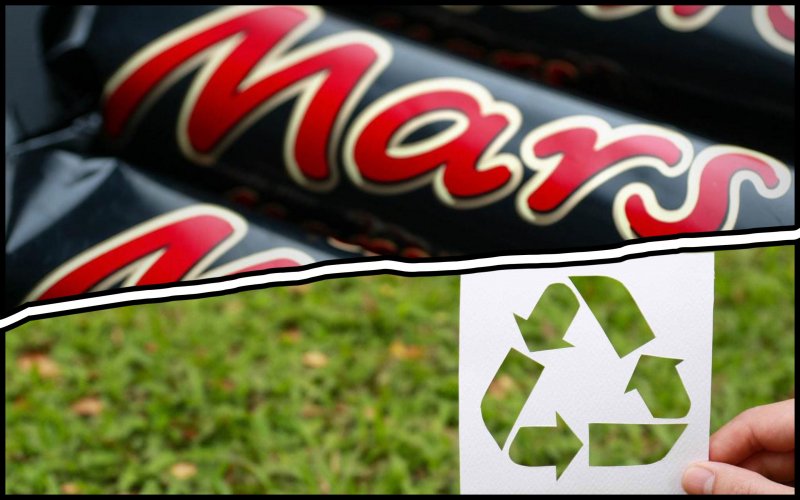 The usual packaging has been changed for Mars bars