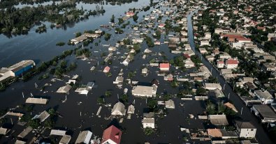 Фото – Экоубытки от подрыва Каховской ГЭС составили €1,5 миллиарда