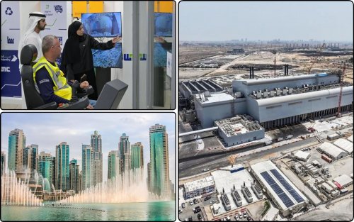 The world's largest eco-friendly waste-to-energy plant was launched in the UAE