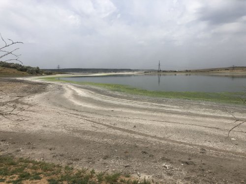 The unique Khadzhibey estuary is drying up near Odessa. Photo