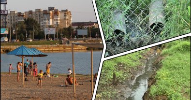 Photo – Sewage from the microdistrict has been polluting the Southern Bug for years in Khmelnitsky