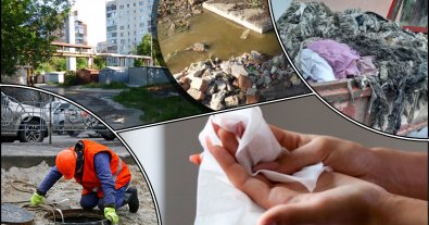 Фото – Каналізація не альтернатива смітника: як вологі серветки спричиняють аварійні пориви