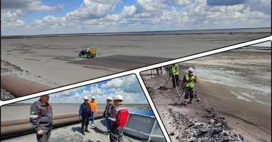 Фото – У Кривому Розі протестують нові способи зменшення токсичного пилу з Північного ГЗК