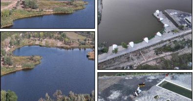 Фото – На Одещині забудували МАФами берег озера у біосферному заповіднику