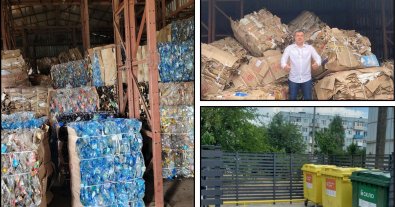Photo – In Poltava, 30 tons of waste, collected according to principle of EPR, were sent for processing