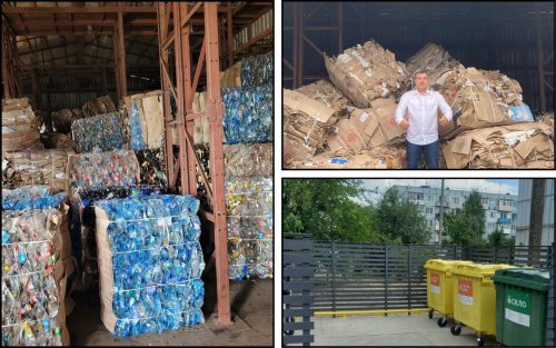 In Poltava, 30 tons of waste, collected according to principle of EPR, were sent for processing