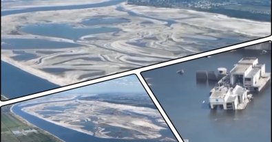 Фото – Каховское водохранилище полностью обмелело. Видео