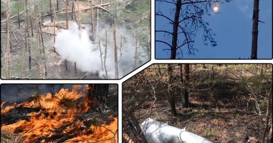Photo – Invaders deliberately burn forests in Ukraine
