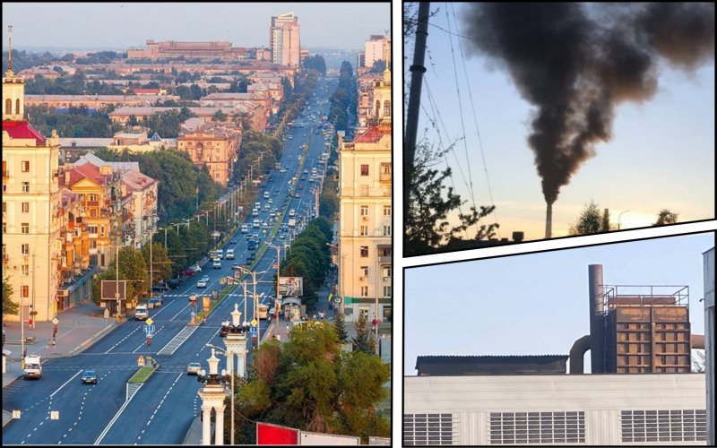 In Zaporozhye, an entrepreneur poisons the air with black smoke from a makeshift stove