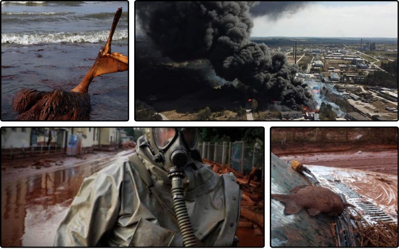 TOP 10 largest environmental disasters in Europe and the world
