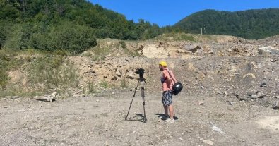 Photo – A quarry with illegal mineral extraction was exposed in Transcarpathia