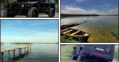 Фото – Суд призначив покарання водію, який їздив по заповідному озеру на Волині