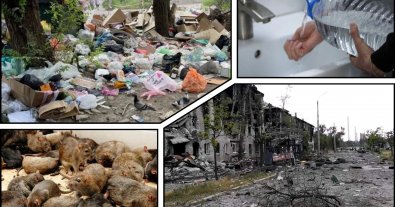 Фото – Отсутствие воды и горы мусора: оккупированной Луганщине грозит гуманитарная катастрофа
