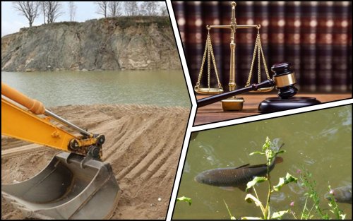 The company mined sand under the guise of fish farming in Transcarpathia