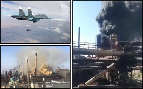 The Russians shelled the Avdiivka coke plant: warehouses with naphthalene burned