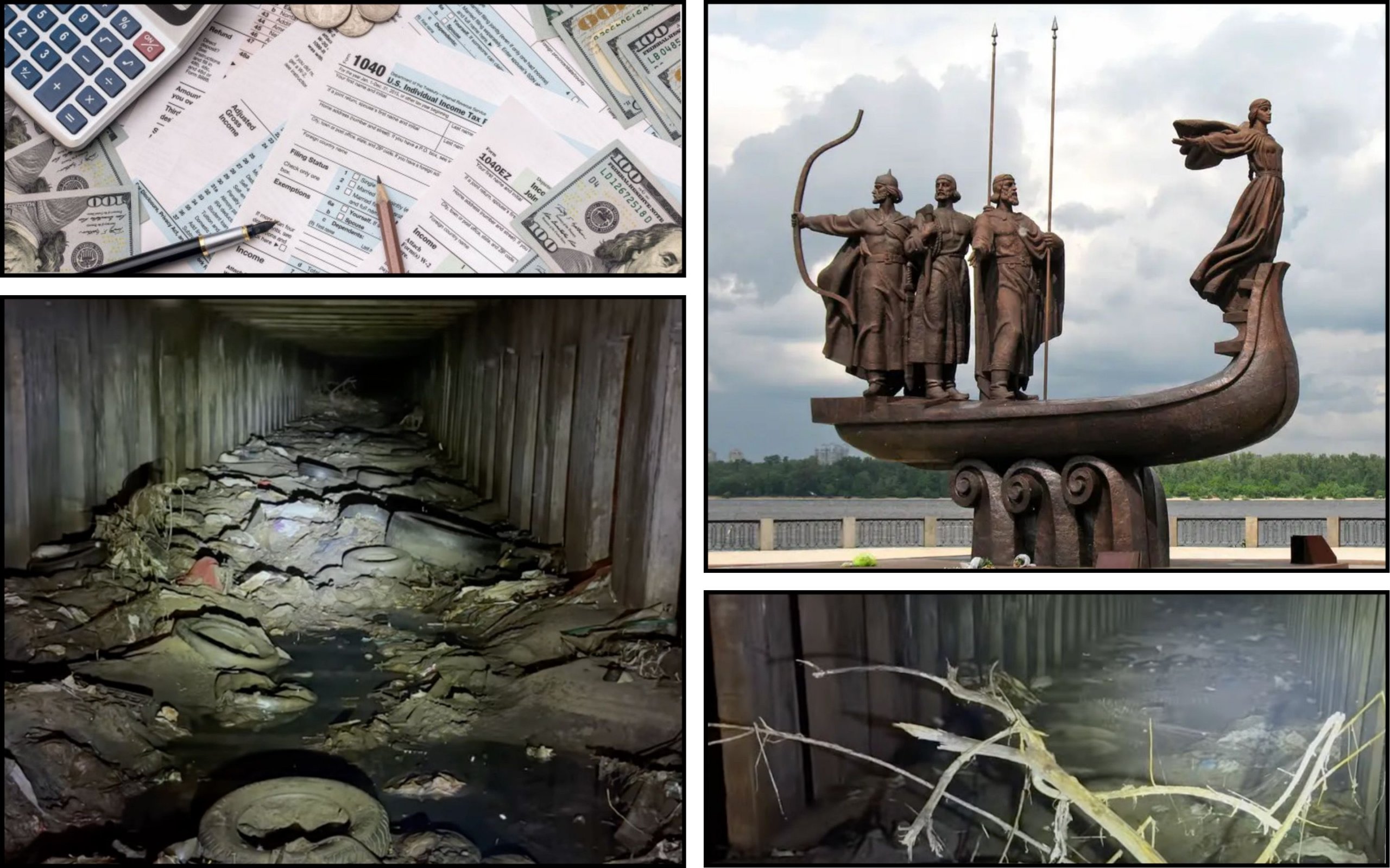 Фото – В Киеве реку Лыбидь расчистят от колоссального количества мусора за 15 млн гривен