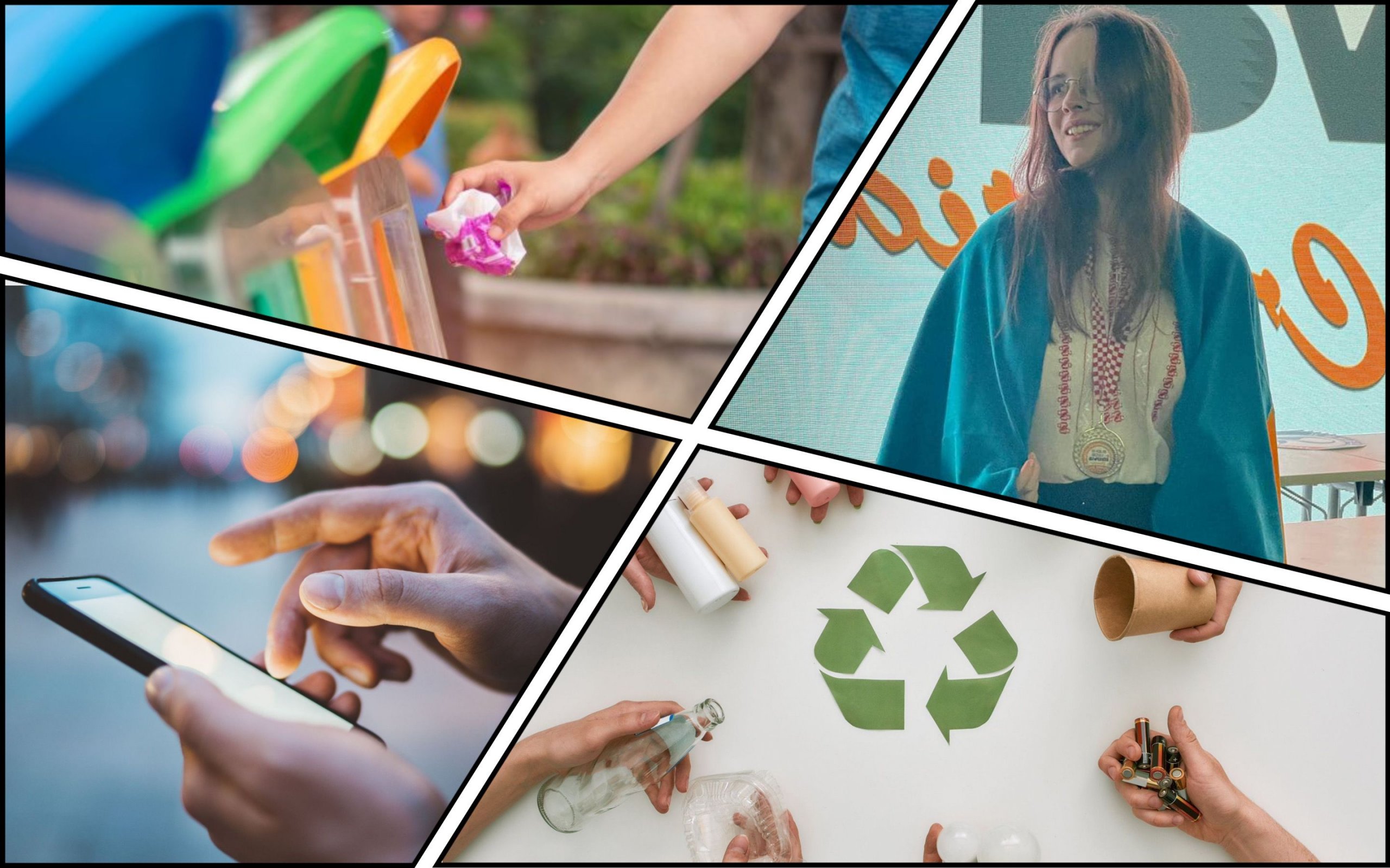 Photo – A schoolgirl from Lviv received a prestigious award for an application for sorting garbage