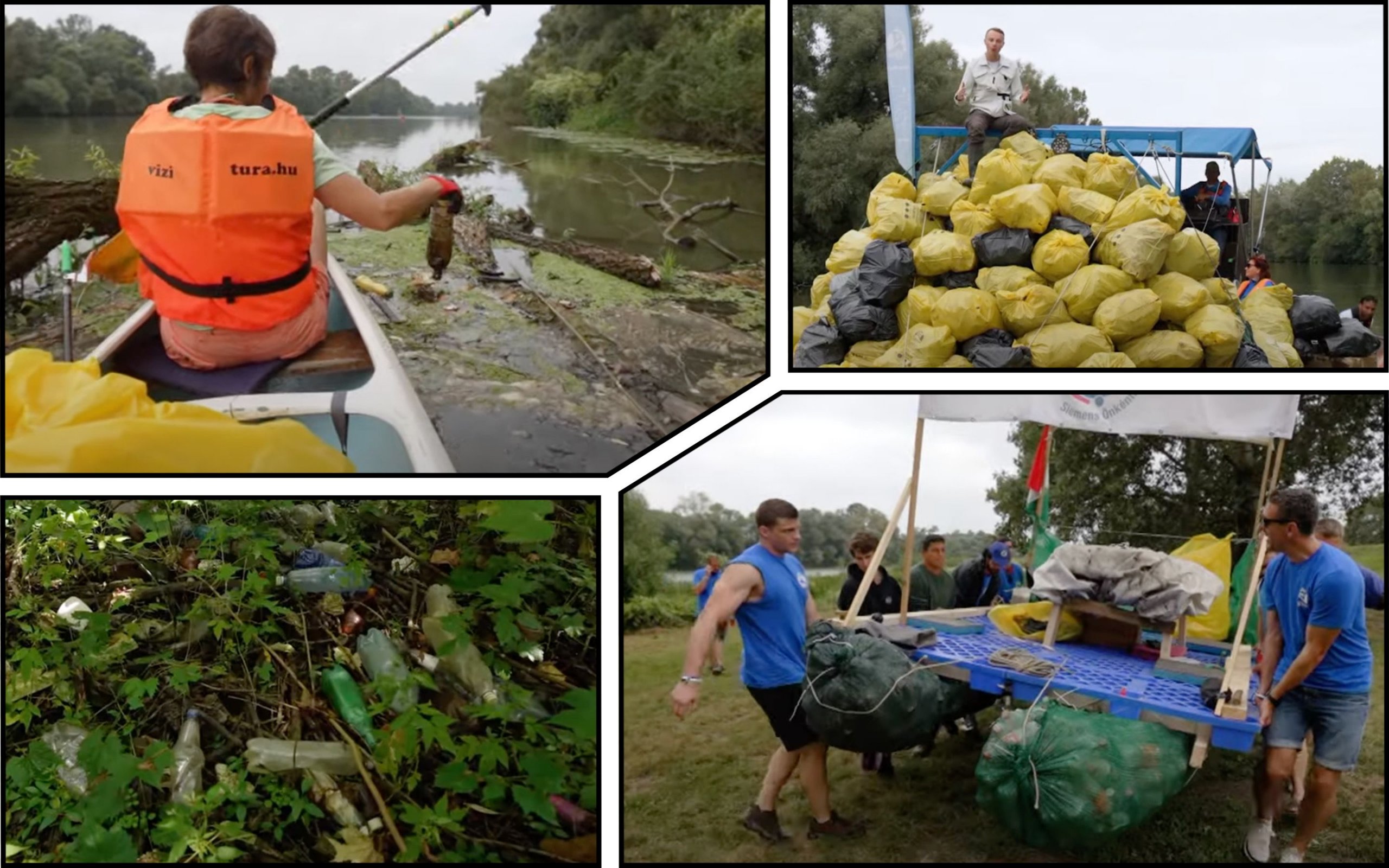 Photo – The rivers of Transcarpathia brought 90 tons of plastic waste to Europe
