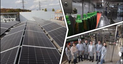 Фото – В Виннице на заводе газированной воды установили СЭС на 1230 кВт