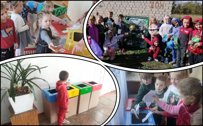 Schools and kindergartens will start sorting garbage in Volyn