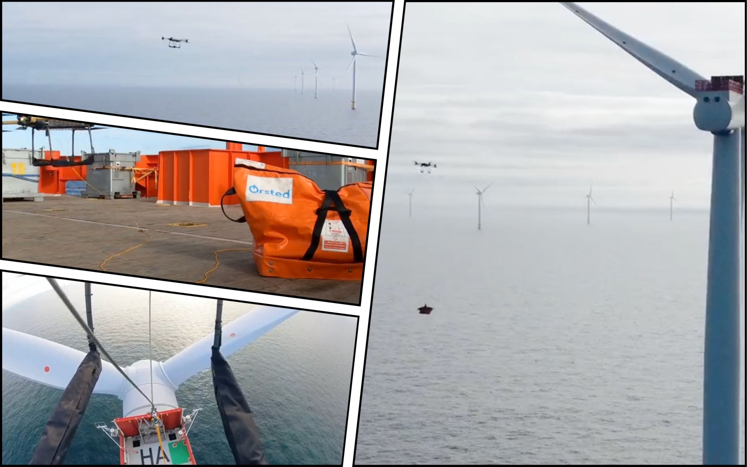 Photo – Wind giant Orsted replaced ships with drones to service offshore wind farms