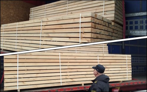 Volyn customs officers seized 21 cubic meters of contraband boards