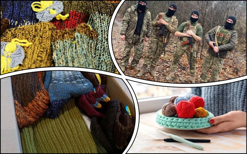 Ukraine began to collect unnecessary yarn to warm the military