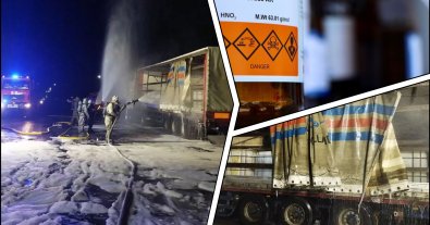 Фото – На Полтавщині на трасу вилилося 1000 літрів азотної кислоти