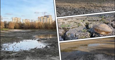Фото – В Киеве за 35 миллионов гривен будут спасать от высыхания озеро Синее