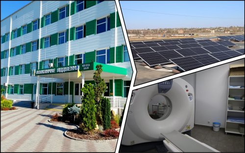 На Николаевщине крышу городской больницы оборудовали солнечными панелями