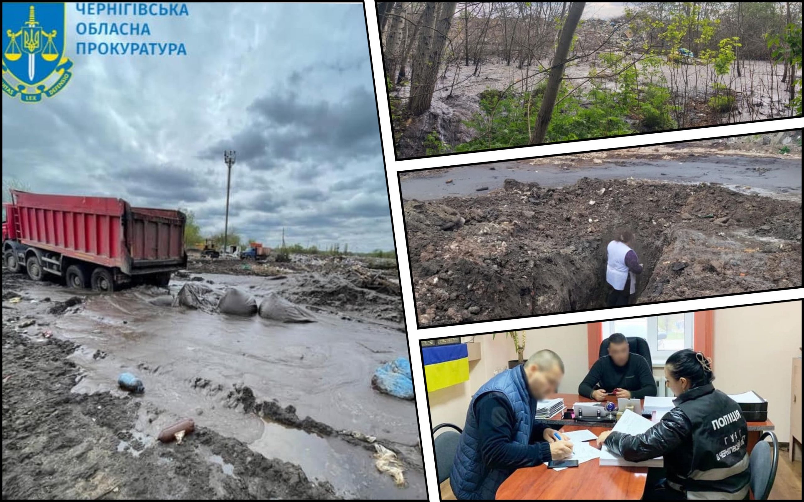Photo – A deputy was exposed who organized the dumping of toxic sludge at a landfill in Chernihiv region