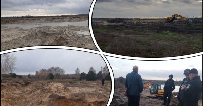 Фото – На Волині викрили нелегальний видобуток піску на 110 мільйонів гривень