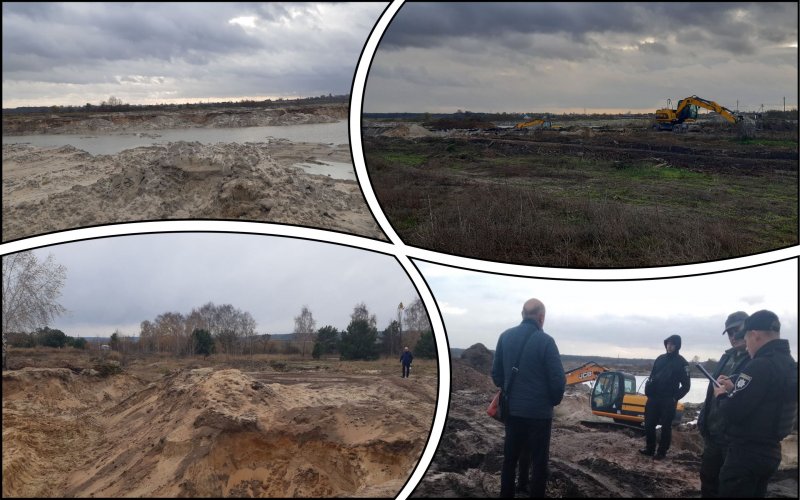 Illegal sand mining worth 110 million UAH was exposed in Volyn