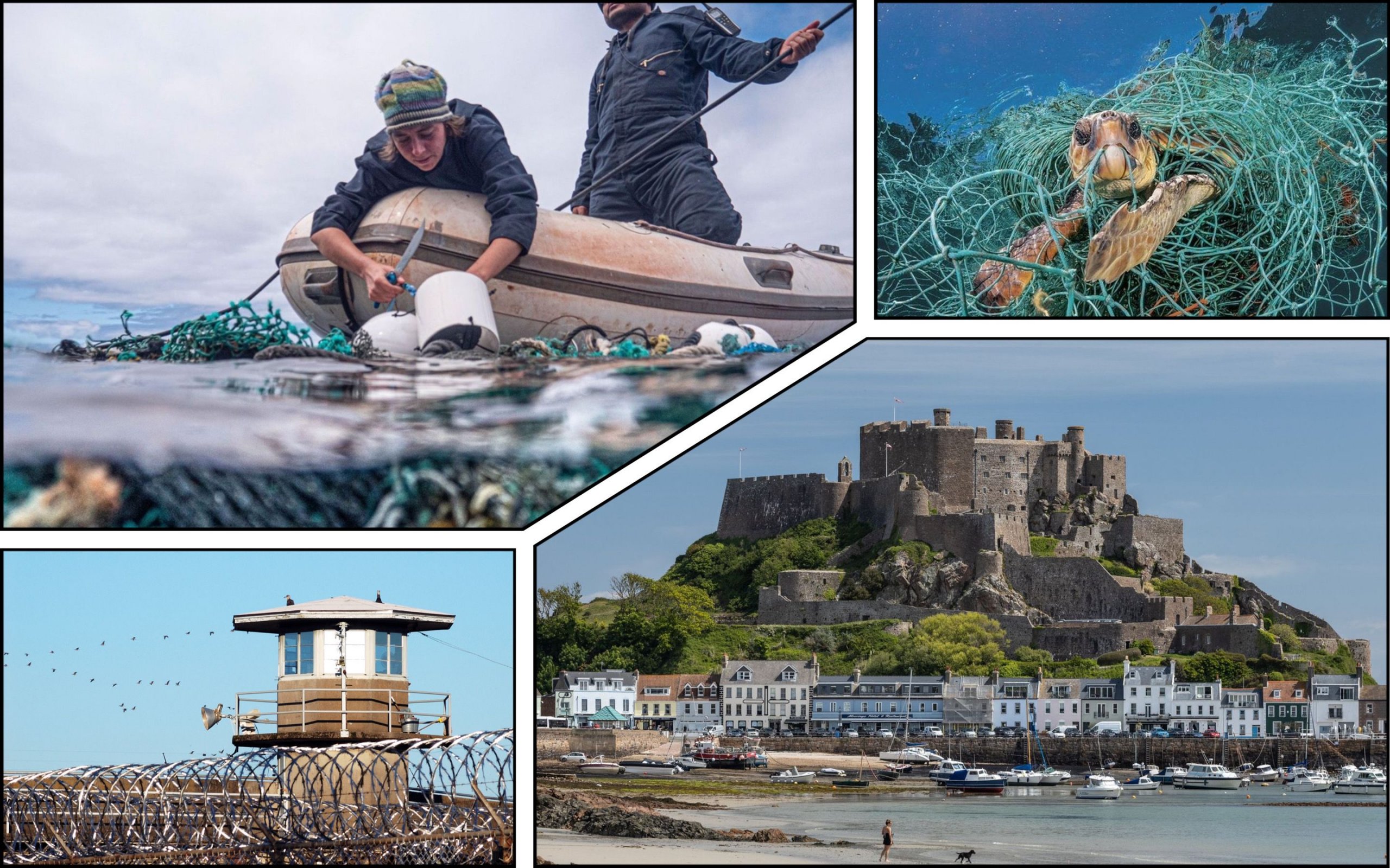 Photo – Prisoners began to be involved in the processing of fishing garbage in Great Britain