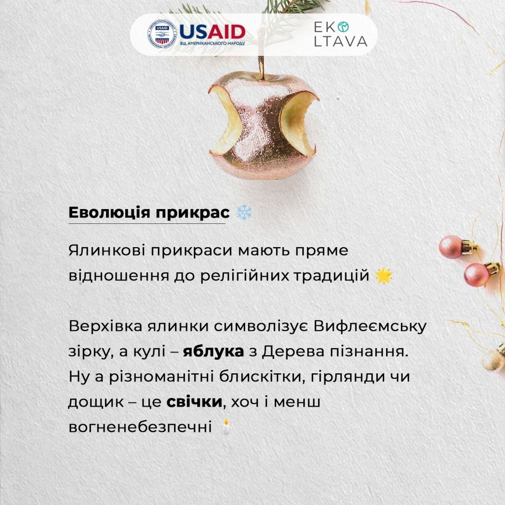Фото – Ідеї екологічних різдвяих прикрас