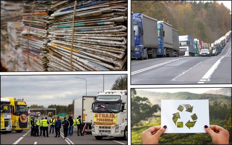 Due to the blockade of the Polish border, the cost of waste paper has doubled in Ukraine