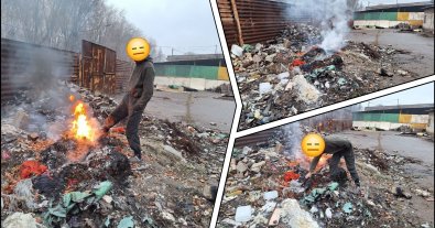 Фото – В Запорожье оштрафовали поджигатель мусора, который отравлял соседей едким дымом