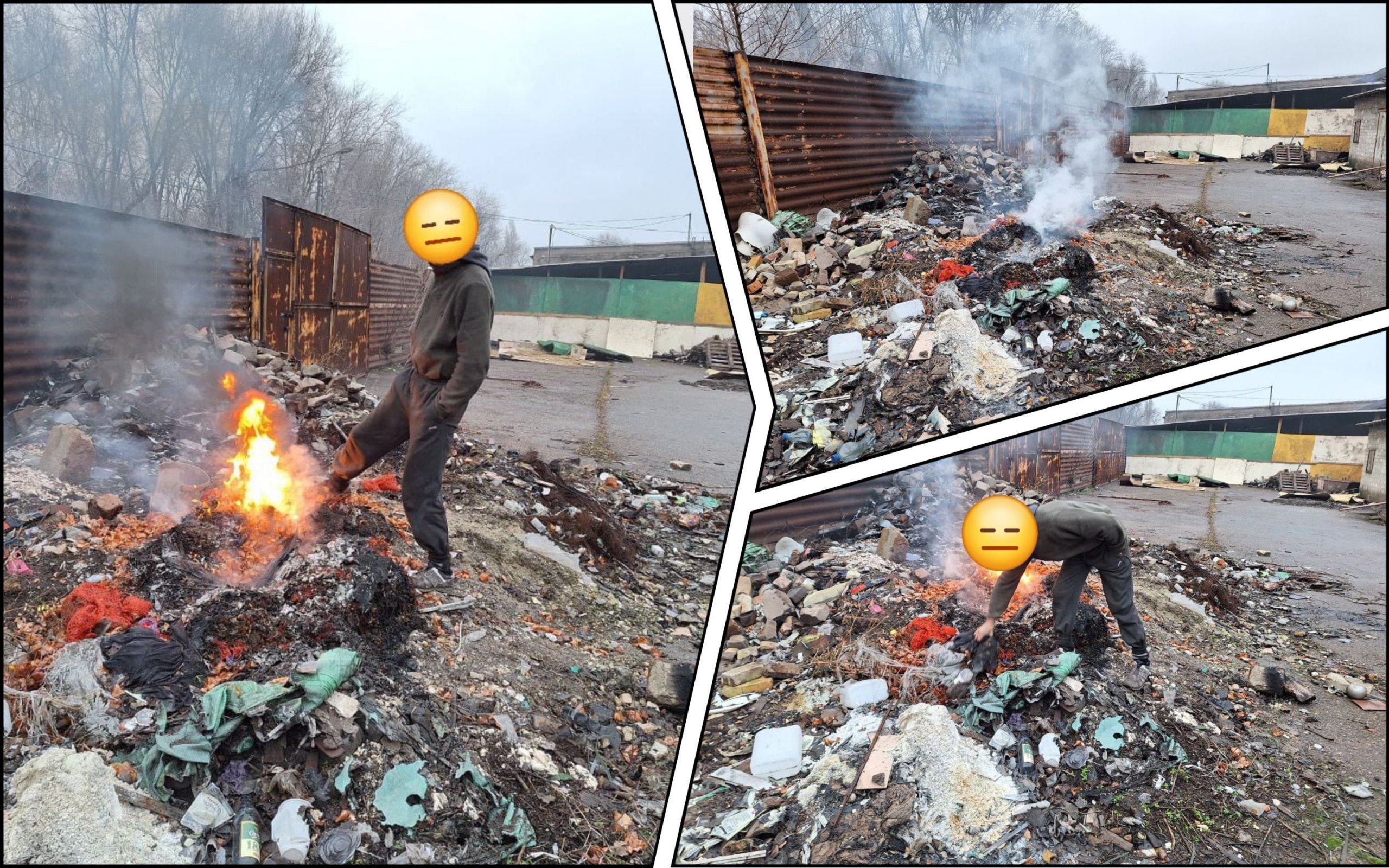 Фото – У Запоріжжі оштрафували палія сміття, який отруював сусідів їдким димом