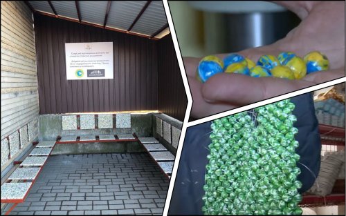 Plastic waste is turned into jewelry, bags and benches in Dnipro. Video