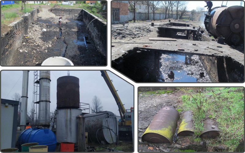 In Zakarpattia, the long-term cleanup of the territory of the former timber and chemical plant is being completed