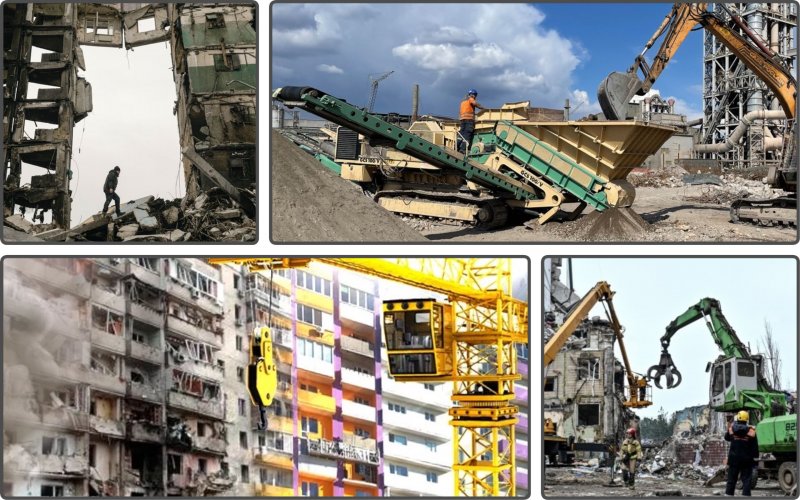 На Київщині облаштують три лінії переробки зруйнованих будівель