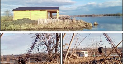 Фото – На Одещині на березі Дністра збудували котеджні будинки