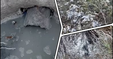 Фото – Під Харковом каналізаційні стоки систематично забруднюють річку: активісти пророкують еколихо